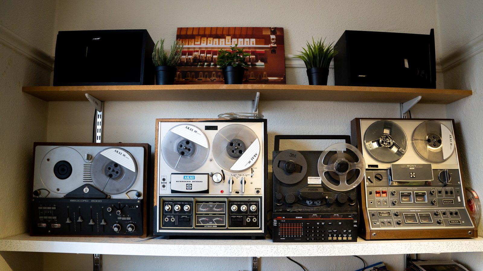 Reel-to-reel tape machines
