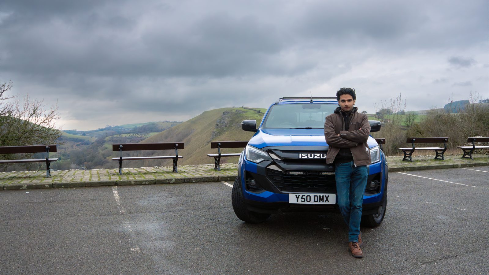 Sachin Shaw with the Isuzu D-Max V-Cross